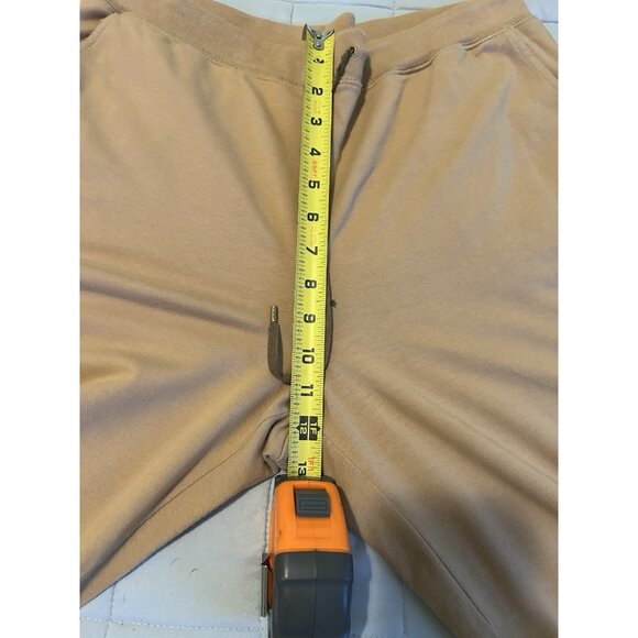 Lauren Ralph Lauren Large Sweatpants Women’s Beige Tan Drawstring Lounge - Picture 4 of 11